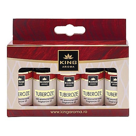 Pachete 5 Ulei aromaterapie - Pachet 5 uleiuri parfumate aromaterapie, TUBEROZE, Kingaroma