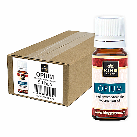 Pachete 50 buc Uleiuri aromaterapie - Pachet 50 uleiuri parfumate aromaterapie, OPIUM, Kingaroma, 10 ml