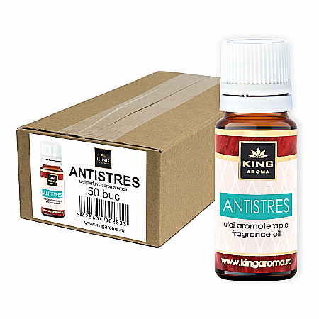 Pachete 50 buc Uleiuri aromaterapie - Pachet 50 uleiuri parfumate aromaterapie, ANTISTRES, Kingaroma, 10 ml