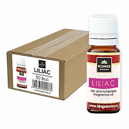 Pachete 50 buc Uleiuri aromaterapie - Pachet 50 uleiuri parfumate aromaterapie, LILIAC, Kingaroma, 10 ml