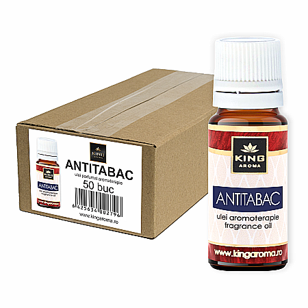 Pachete 50 buc Uleiuri aromaterapie - Pachet 50 uleiuri parfumate aromaterapie, ANTITABAC, Kingaroma, 10 ml