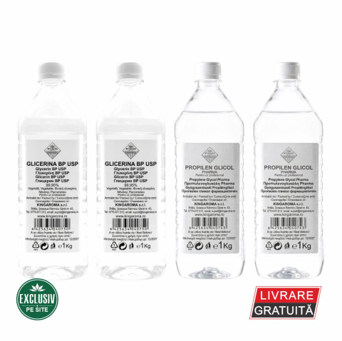 Bază lichide VG/PG – DIY & Profesional - baza-lichide-vg-pg-4kg-glicerina-2kg-propilen-2kg-king-aroma-livrare-gratuita-exclusiv-pe-site