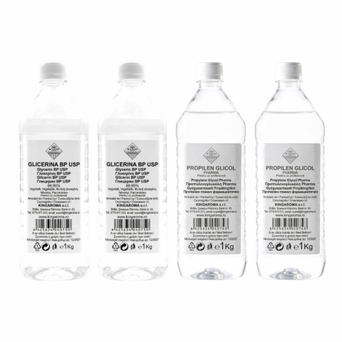Bază lichide VG/PG – DIY & Profesional - baza-lichide-vg-pg-4kg-glicerina-2kg-propilen-2kg-king-aroma