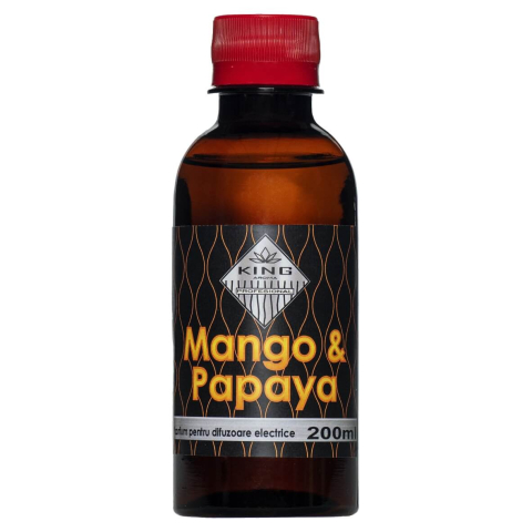 Rezerve parfum pentru difuzoare de parfum - rezerva-parfum-difuzoare-mango-papaya-200ml-kingaroma