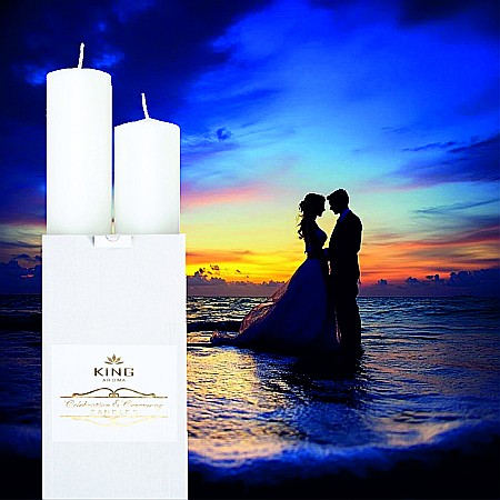 Set 2 Lumanari Cununie / Botez Kingaroma, H-30 cm, D-5,4 cm [3]