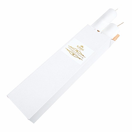 Lumânări evenimente - Set 2 Lumanari Cununie / Botez Kingaroma, H-40 cm, D-5,4 cm