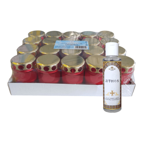 Candele și Lumânări - set-20-candele-tip-1-100-athos-king-aroma