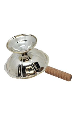 Set 3 bucati Catuie metal auriu cu maner de lemn si Ulei parfumat pt candela KING Aroma ATHOS, 50 ml [3]