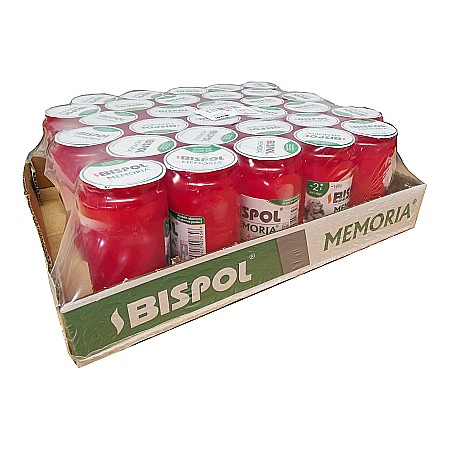 Set 30 bucati Rezerva Candela Memoria WO2 rosu, 45 ore, Bispol [1]