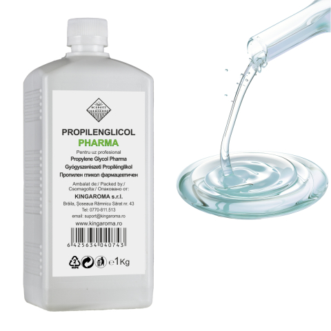 Set Propilenglicol (PG) Pharma Kingaroma 1Kg si Glicerina Vegetala (VG) 99, 95% BP USP Kingaroma 1 Kg pentru uz tehnic/alimentar/cosmetic [3]