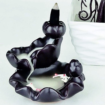 Suport conuri parfumate backflow, Gold Fish [5]