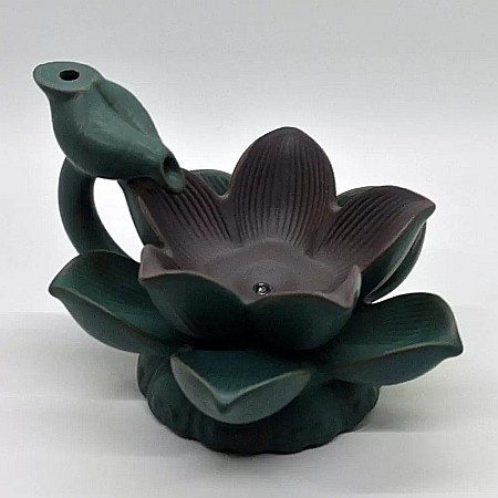 Suport conuri parfumate backflow, Lotus Light cu LED [1]