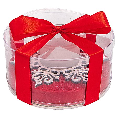 Suport lumânare Fulg, Roșu [1]