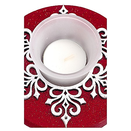 Suport lumânare Fulg, Roșu [2]