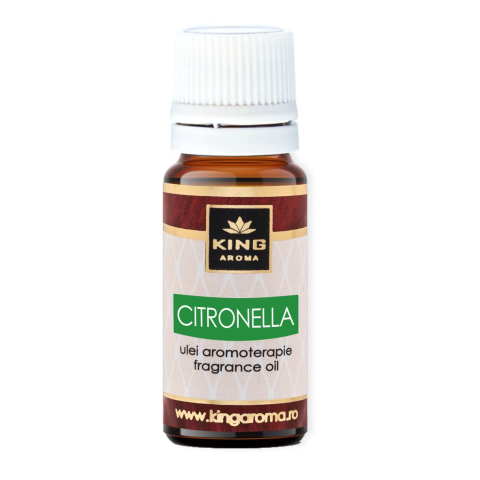 Ulei Parfumat Aromaterapie10 ml - Ulei Parfumat Aromaterapie Citronella, KING Aroma, 10 ml – Prospețime Revigorantă și Protecție Naturală