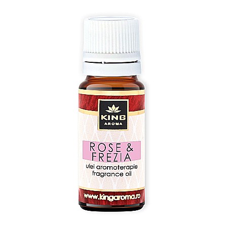 Pachet 5 uleiuri parfumate aromaterapie, ROSE & FREZIA , Kingaroma [3]
