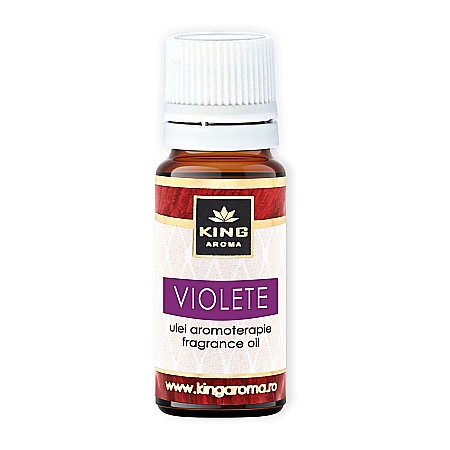 Pachet 5 uleiuri parfumate aromaterapie, VIOLETE, Kingaroma [3]