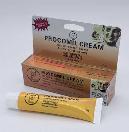 Produse - Procomil Cream Întârziere Ejaculare – Cremă Desensibilizantă Puternică pentru Bărbați 15 ml