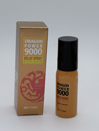 Spray-uri de intarziere - Spray Super Dragon Power 9000 – Prelungire Ejaculare & Performanță Sexuală Puternică (15 ml)