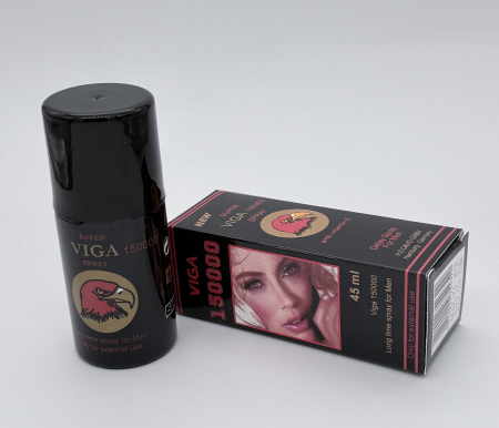 Produse - Super Viga Spray 150000 Black intarziere ejaculare 45ml