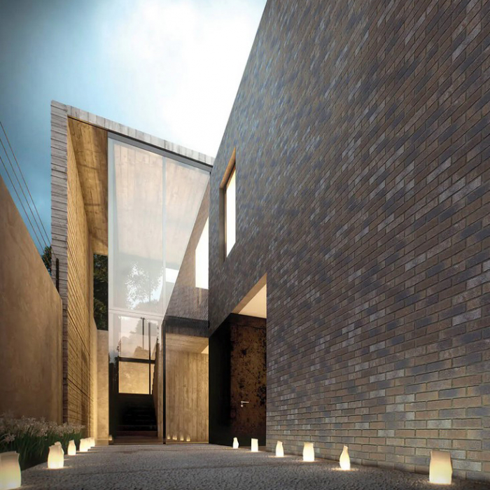 Caramida aparenta placaj King Klinker Bayonne Dark Fortress 240X71X10, rezistenta, eleganta, ideala pentru fatade si pereti interiori. [2]