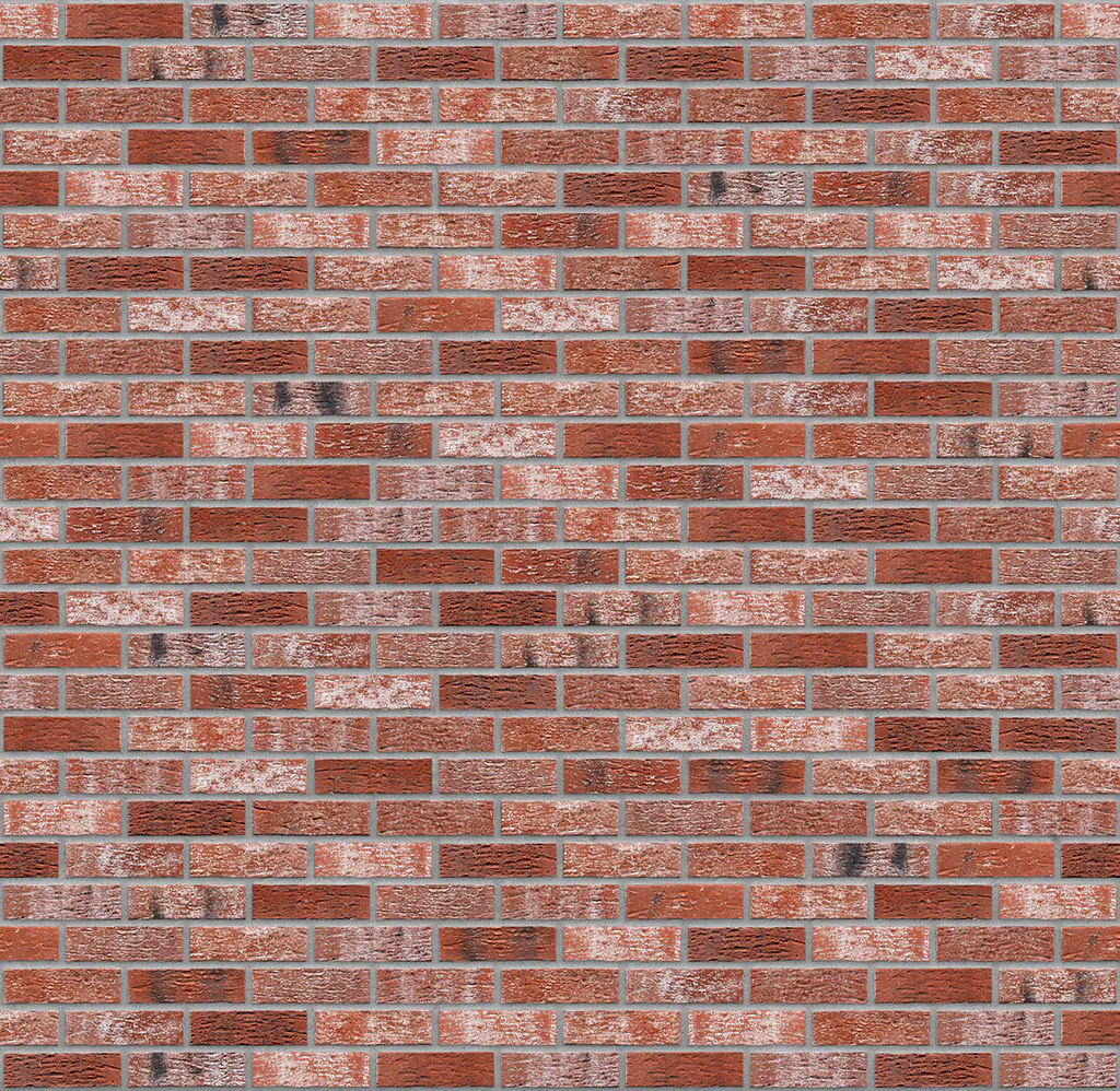 Caramida aparenta placaj King Klinker Kashmir Red Rock 240X71X10, rezistenta, vibranta, ideala pentru fatade si pereti interiori. [4]