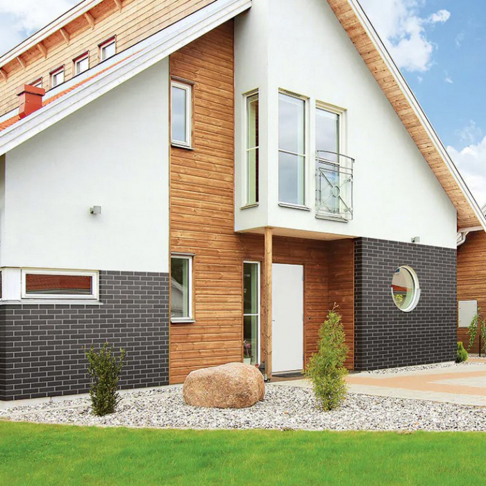 Caramida aparenta klinker King Klinker Negru Volcanic Black 250x65x10 mm [2]