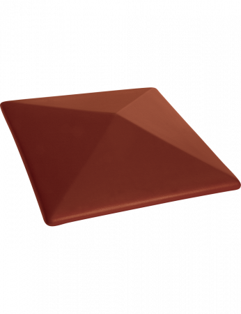 Solutii - Capac stâlp gard (310x310x80) - Teracota Glazurat (06)