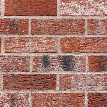 Klinker antichizat - Caramida aparenta placaj King Klinker Kashmir Red Rock 240X71X10, rezistenta, vibranta, ideala pentru fatade si pereti interiori.