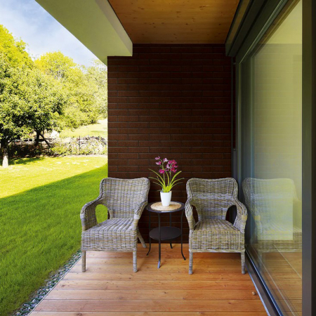 Caramida aparenta klinker King Klinker Maro Glazurat Brown Glazed 250x65x10 mm – Fatade moderne si durabile [1]