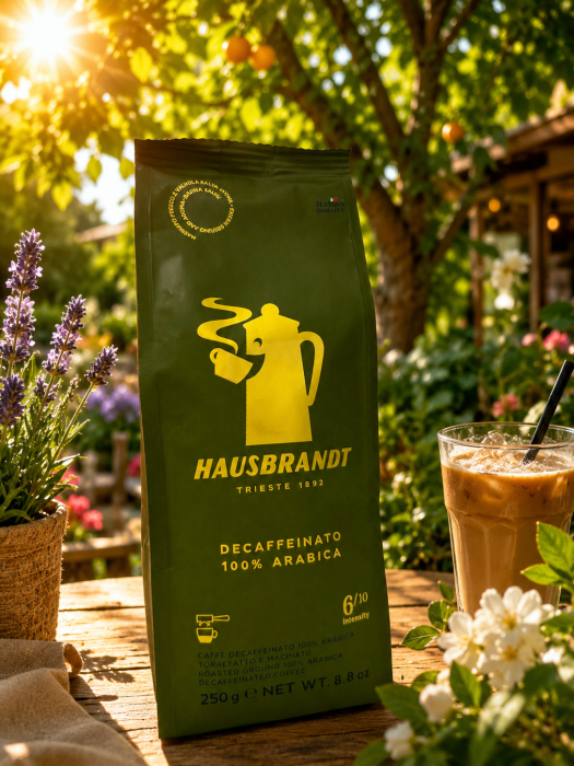 Cafea prăjită şi măcinată Hausbrandt fără cofeină 250g [2]