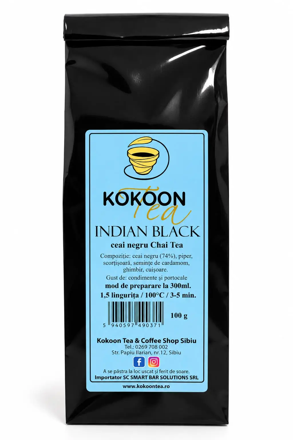 CEAI NEGRU KOKOON TEA INDIAN BLACK 100G [2]