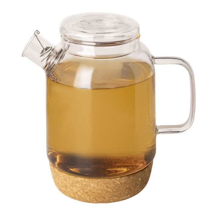Cortica – Ceainic din sticlă cu fund de plută, 0,8 l [2]