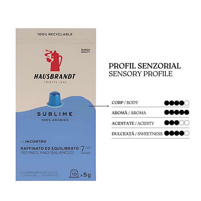 Hausbrandt Sublime 10 capsule compatibile Nespresso [3]