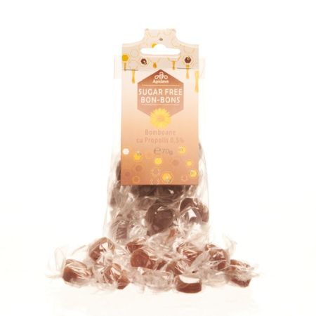 Delicii - Bomboane fără zahăr cu propolis și lemn-dulce