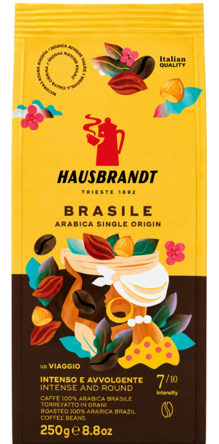 Boabe - Cafea Boabe Hausbrandt Brasile 250g