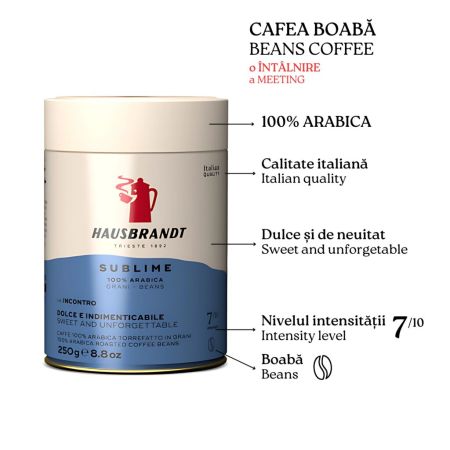 Cafea boabe Hausbrandt SUBLIME 250g 100% arabica [1]
