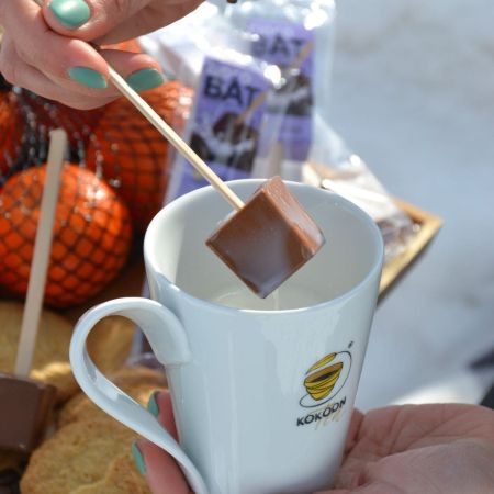 Cană porțelan Kokoon Tea, cu capac, 300mL [2]