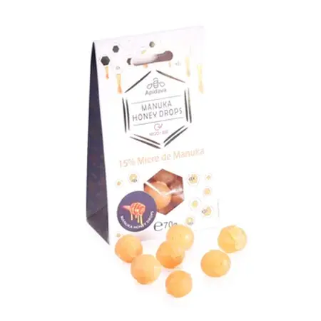 Delicii - Dropsuri cu miere de Manuka (70g)