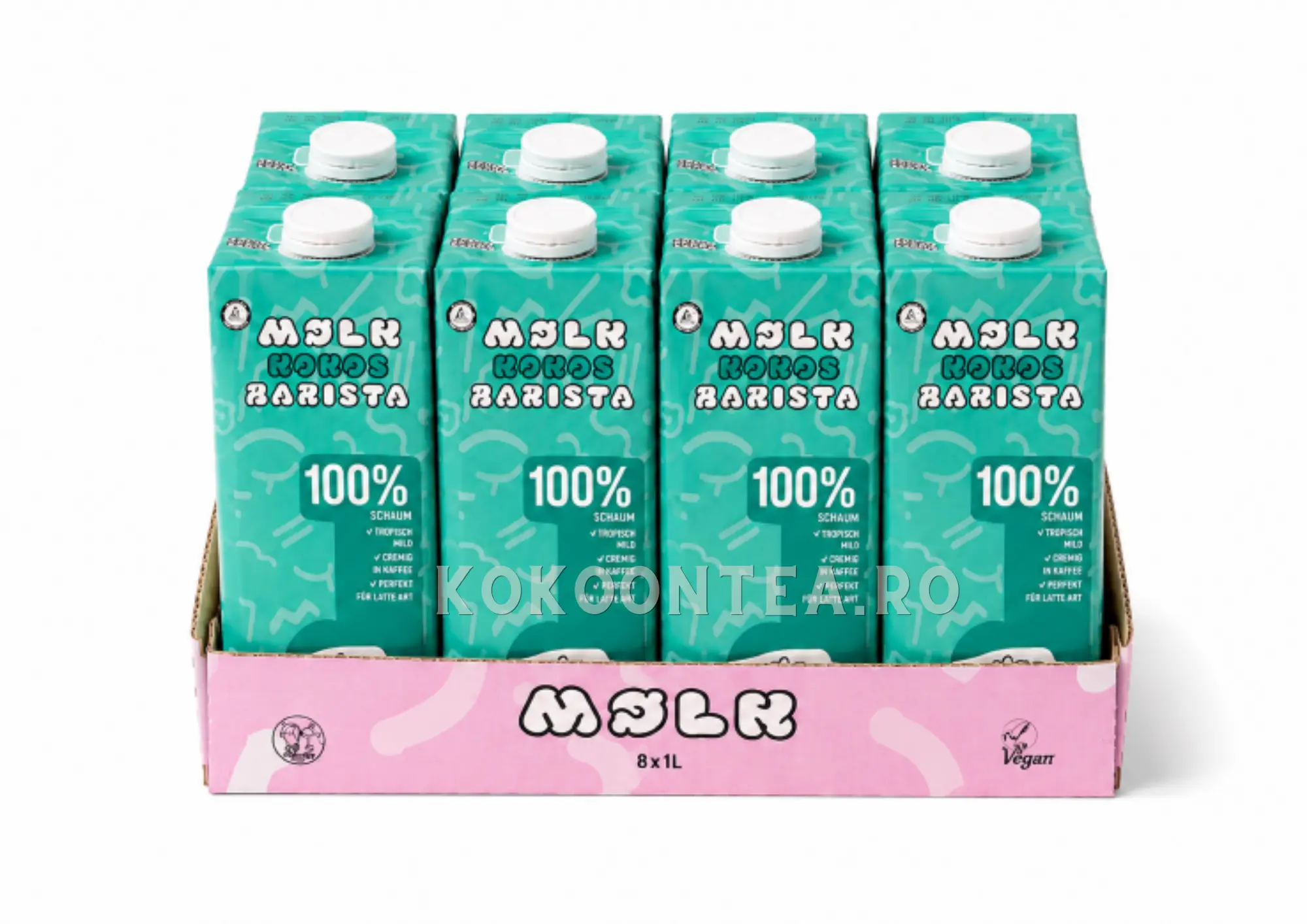 Lapte vegetal - Lapte vegan de cocos Moelk 8x1L