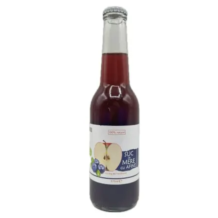 Suc de mere şi afine, românesc, 100% natural, 275ml [1]