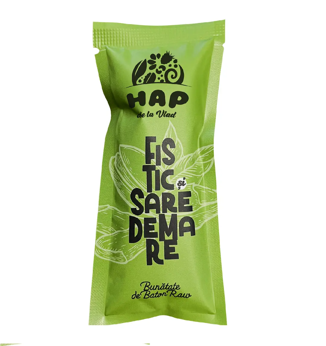 Baton HAP de la Vlad (raw vegan) 45g Fistic-Sare de Mare