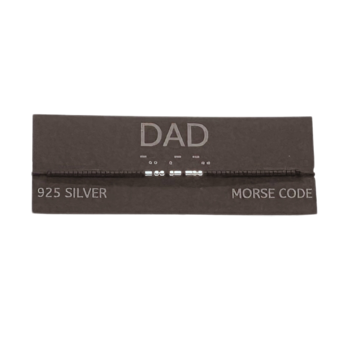 Brățară „DAD” — morse, argint [2]