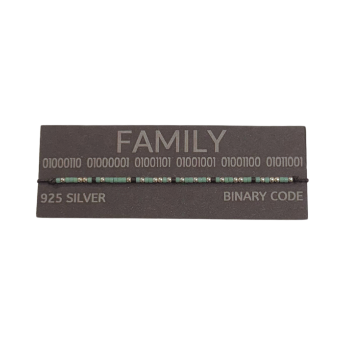 Brățară „FAMILY” — binar, argint [2]