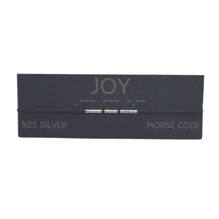 Brățară „JOY” — morse, argint [2]