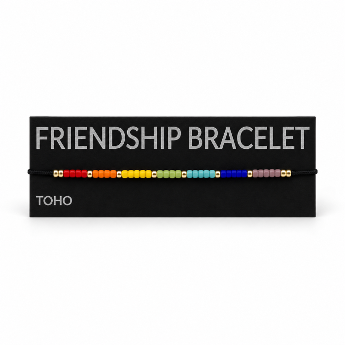 Brățară Prieteniei Multicoloră din Mărgele TOHO – Reglabilă [2]