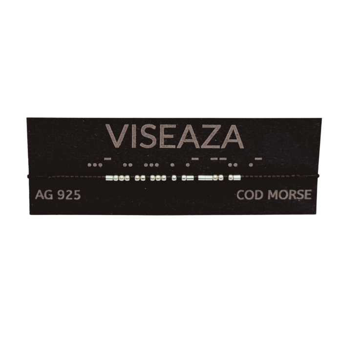 Brățară „VISEAZA” — morse, argint [2]