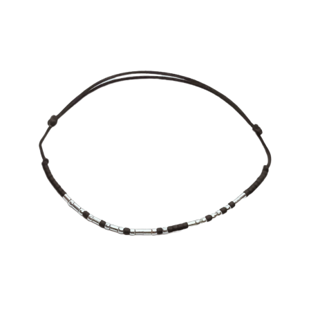 Cod Morse - Brățară „CARPE DIEM” — morse, diverse materiale