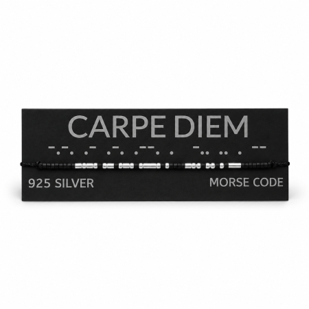 Brățară „ CARPE DIEM ” — morse, diverse materiale [1]
