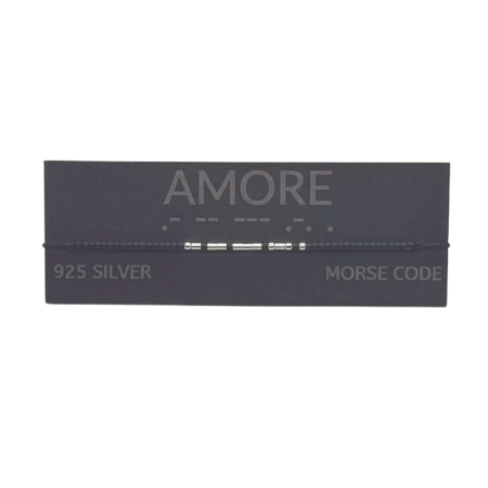 Brățară „AMORE” — morse, argint [1]